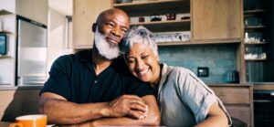 Senior Couple Happy with Their Retirement Plans